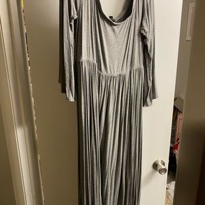 Torrid off the shoulder maxi dress.